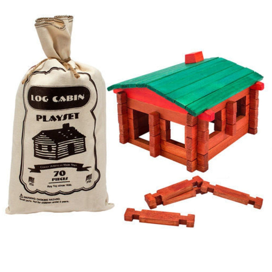 Channel Craft Toy Vehicles & - Construction Roy Toy Log cabin playset canvas USA