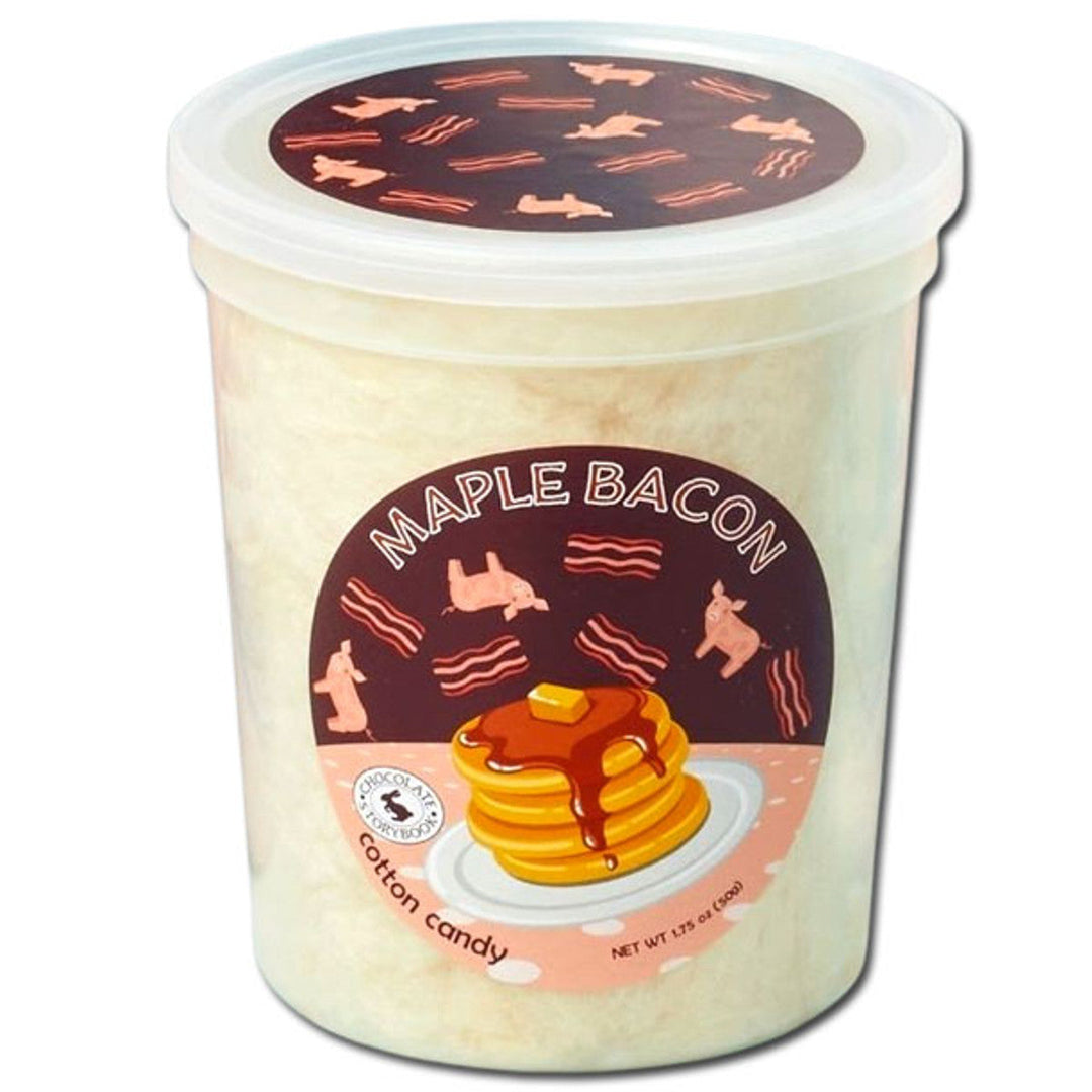 Chocolate Storybook Candy Bacon Cotton Candy Tub