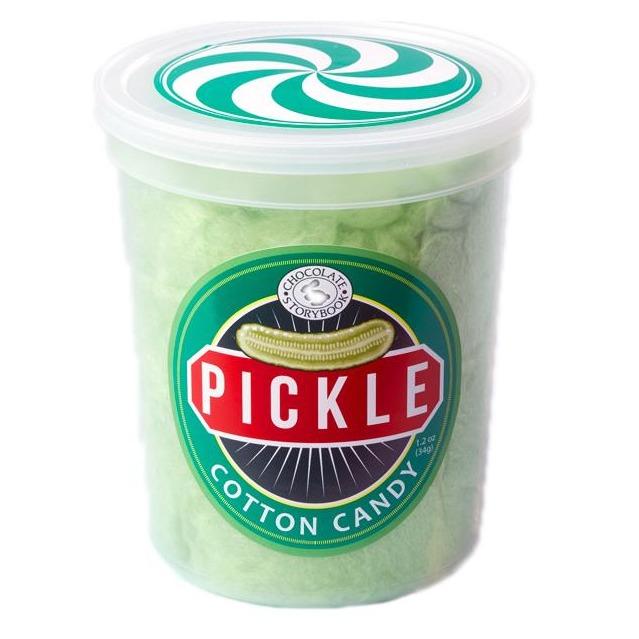 Chocolate Storybook Candy Pickle Cotton Candy Tub
