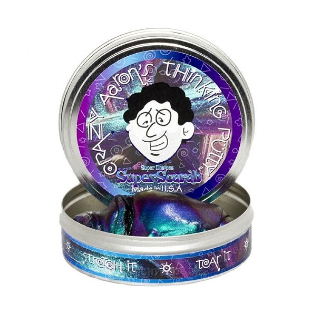 Crazy Aaron's Putty World IMPULSE Super Scarab Super Illusions 4" Tin USA