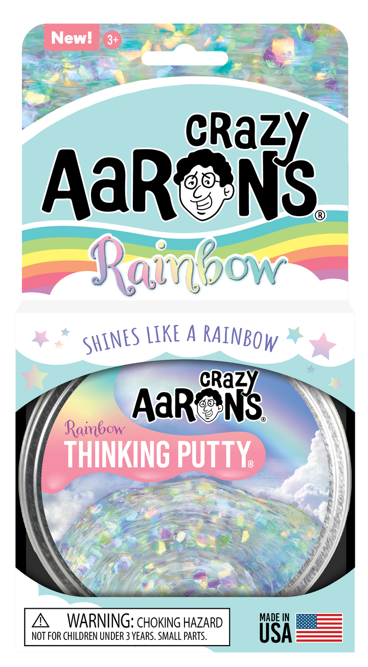 Crazy Aaron's Putty World Toy Creative Rainbow Trendsetter Crazy Aaron's Putty - 4" Tin