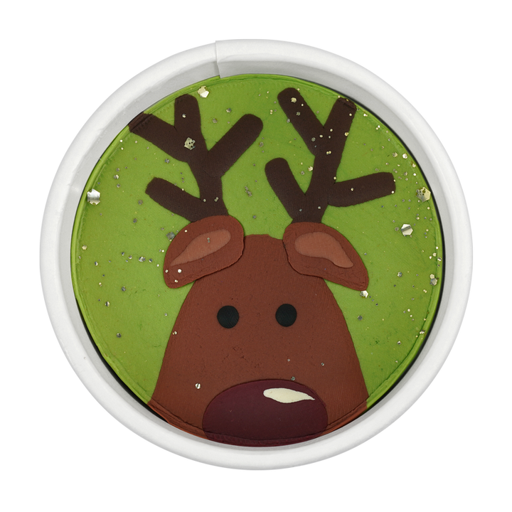 Crazy Aaron's Putty World Toy Creative Reindeer Games Holiday Dough Cup