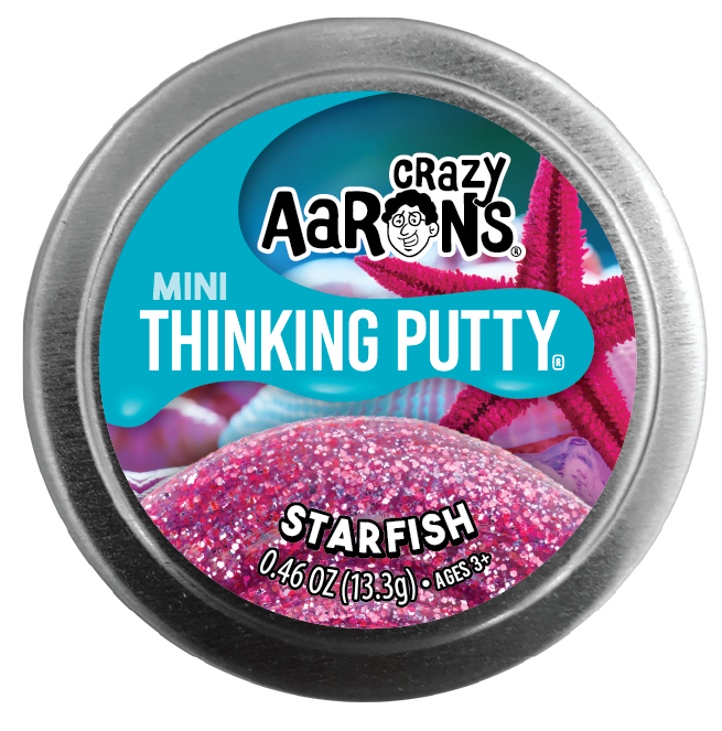 Crazy Aaron's Putty World Toy Novelties Crazy Effects Small Tin of Thinking Putty