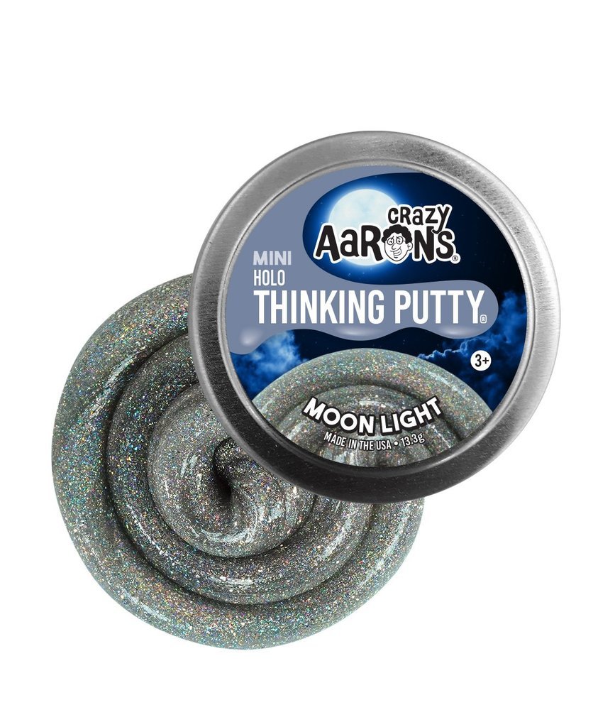 Crazy Aaron's Putty World Toy Novelties Moon Light Small Tin of Thinking Putty