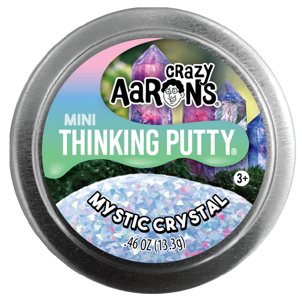 Crazy Aaron's Putty World Toy Novelties Mystic Crystal Crazy Effects Small Tin of Thinking Putty