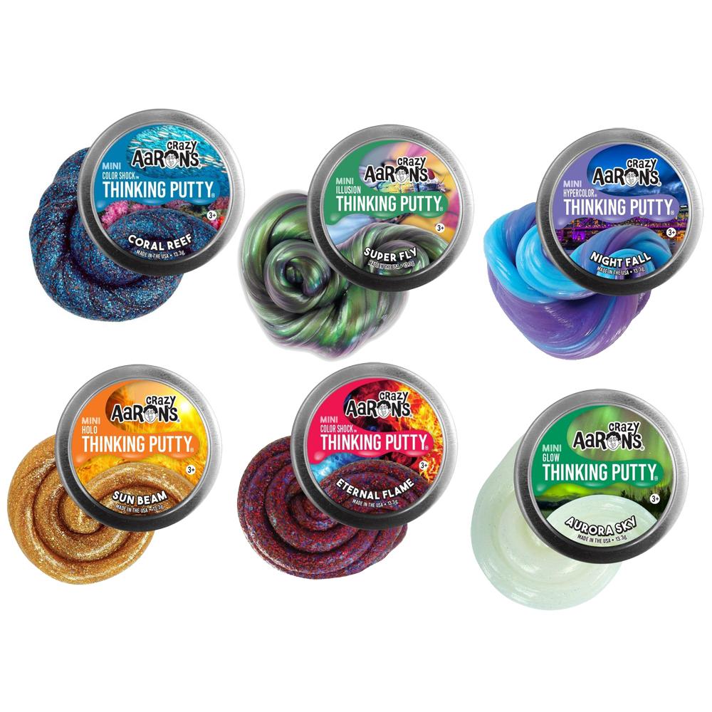 Crazy Aaron's Putty World Toy Novelties Small Tin of Thinking Putty