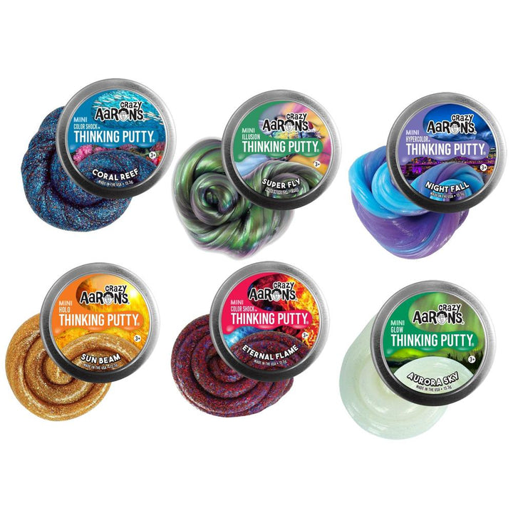Crazy Aaron's Putty World Toy Novelties Small Tin of Thinking Putty