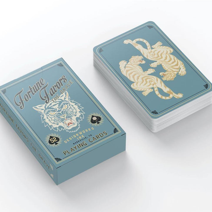 Designworks Ink Games Fortune Favors the Brave Playing Cards
