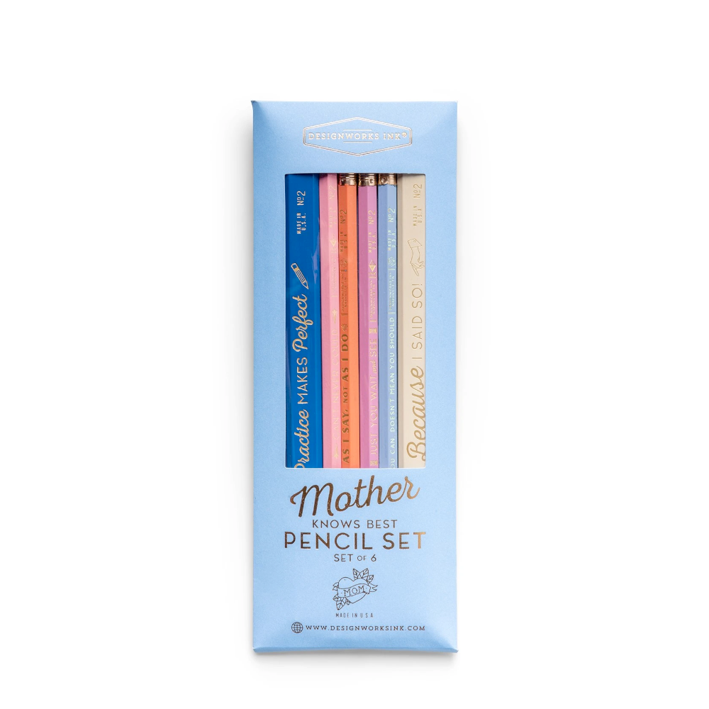 Designworks Ink Office Goods Mother Knows Best Pencil Set