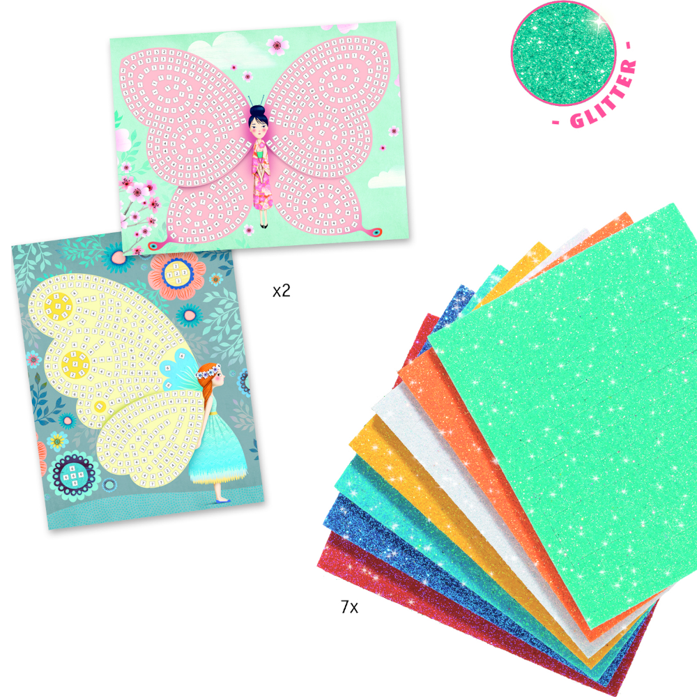 DJECO Arts & Crafts Butterflies Mosaic