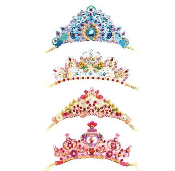 DJECO Arts & Crafts Like a Princess Mosaic Tiaras
