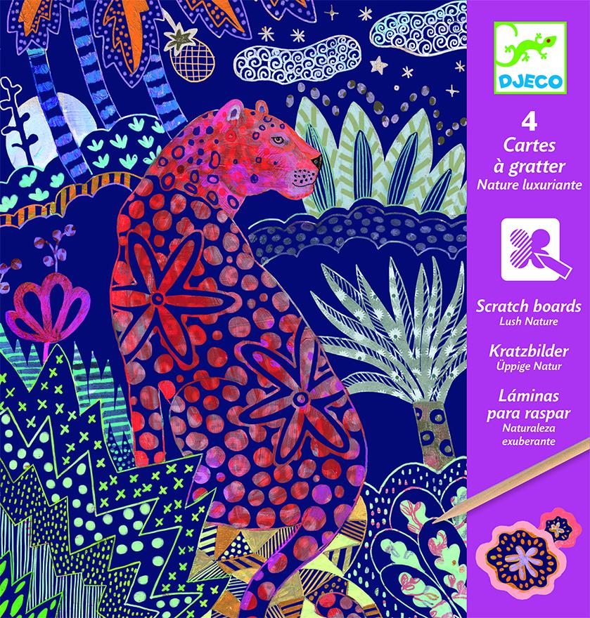 DJECO Arts & Crafts Lush Nature Scratch Cards