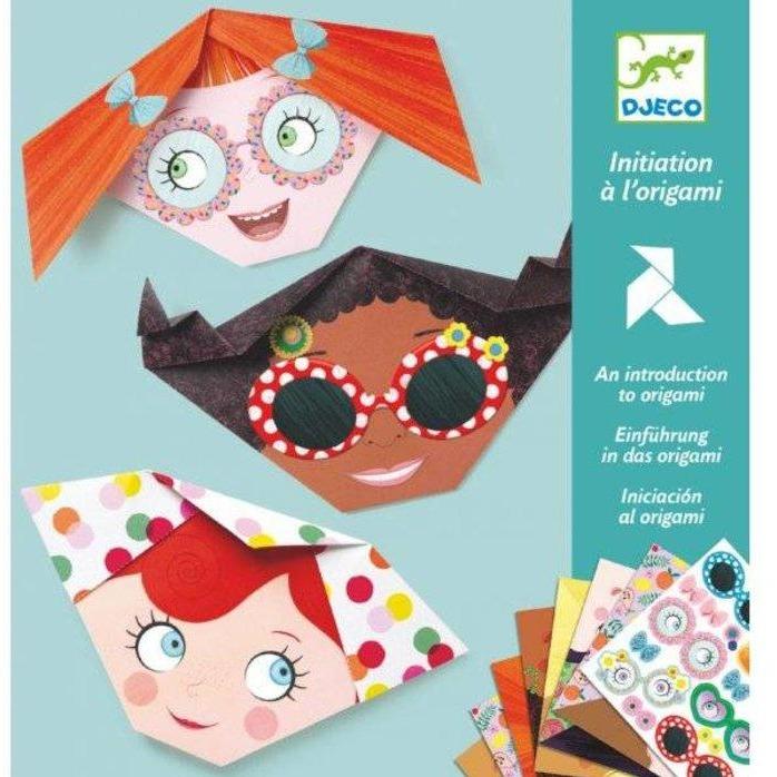 DJECO Arts & Crafts Pretty Faces Origami
