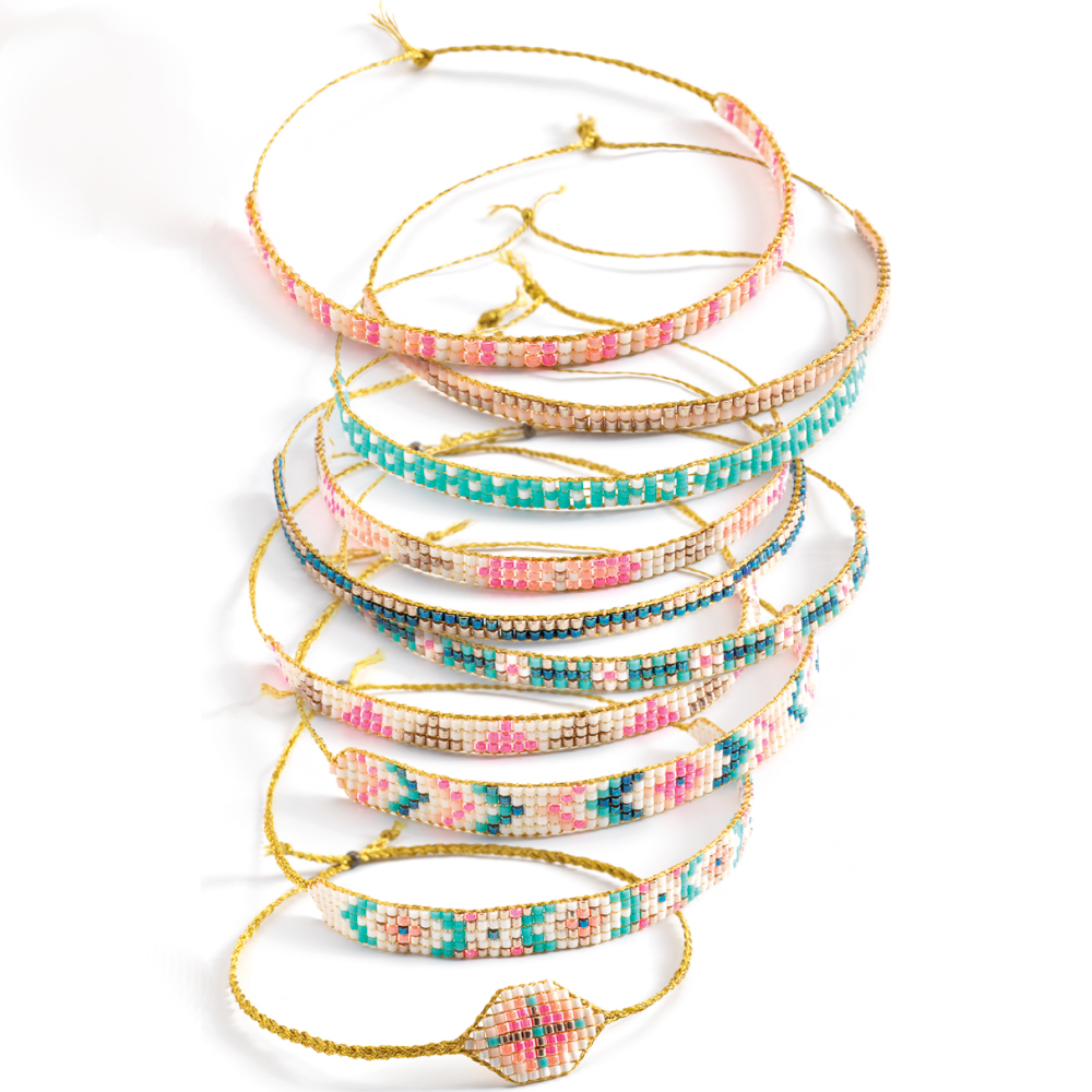 DJECO Arts & Crafts Tiny Beads Jewelry Craft Kit