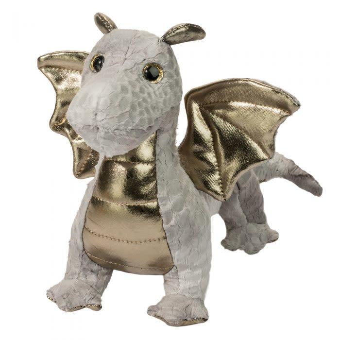 Douglas Toys Toy Stuffed Plush Hydra Silver Dragon