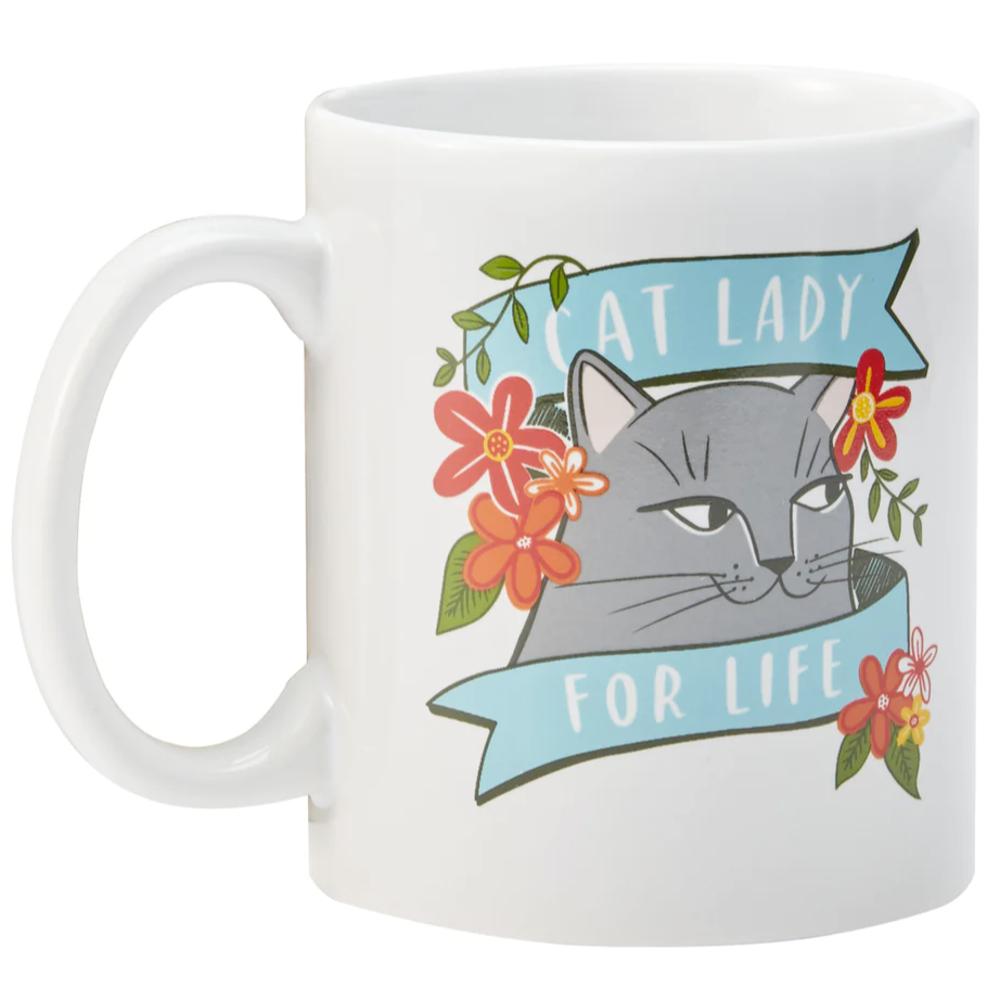 Em & Friends Kitchen & Table Cat Lady For Life Mug