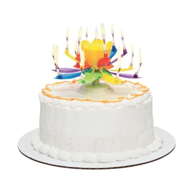 Endless Fun LLC Toy Creative MagiCandle -  Opens, spins and sings HBD - 1 random color