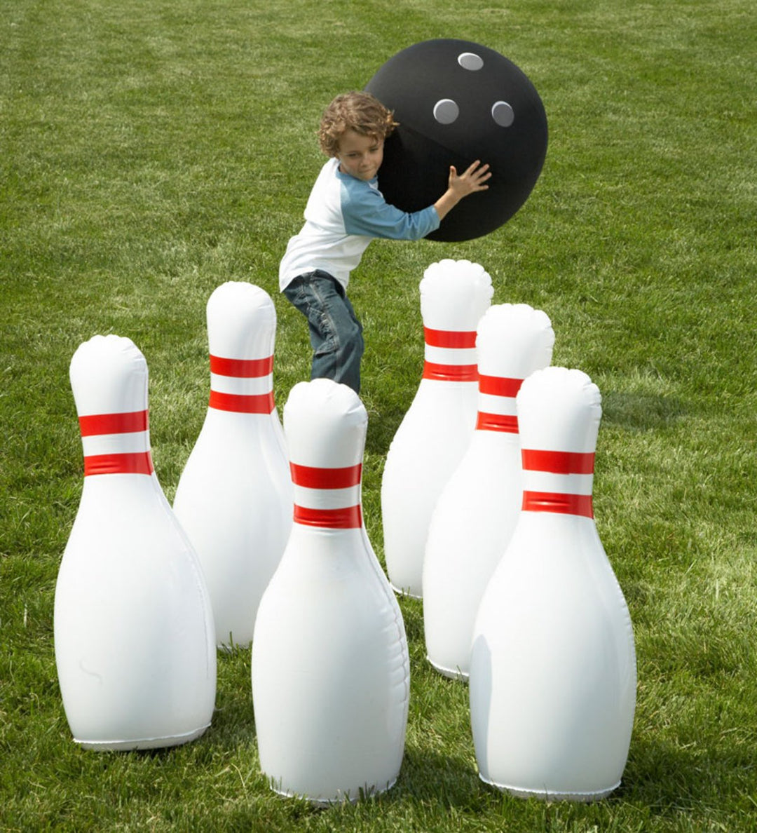 Evergreen / Hearthsong Toy Outdoor Fun Giant Bowling Game