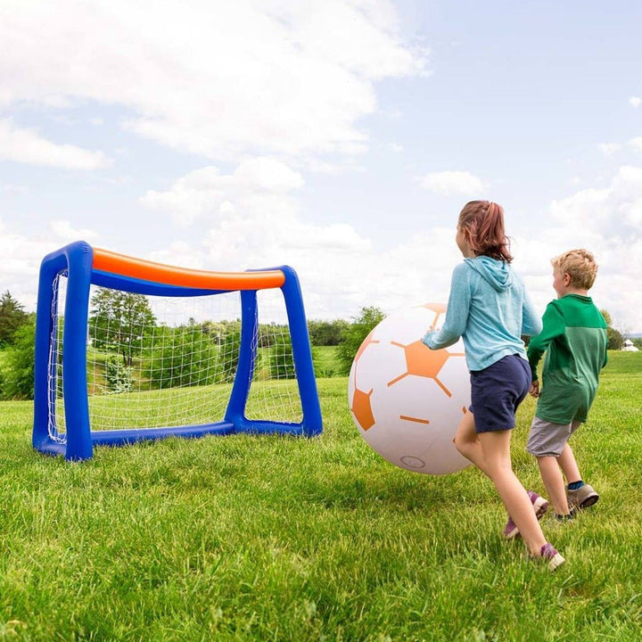 Evergreen / Hearthsong Toy Outdoor Fun Giant Inflatable Soccer Set