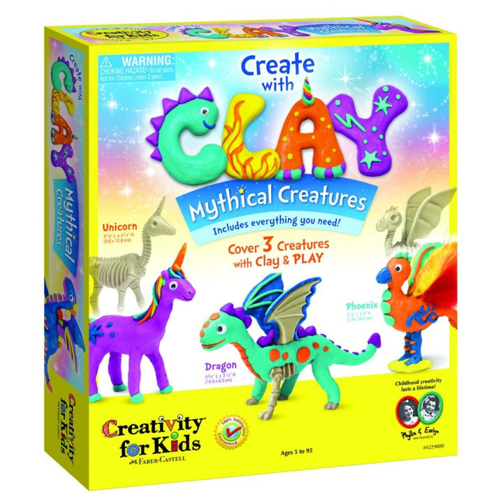 Faber-Castell / Creativity for Kids Arts & Crafts Create with Clay Mythical Creatures