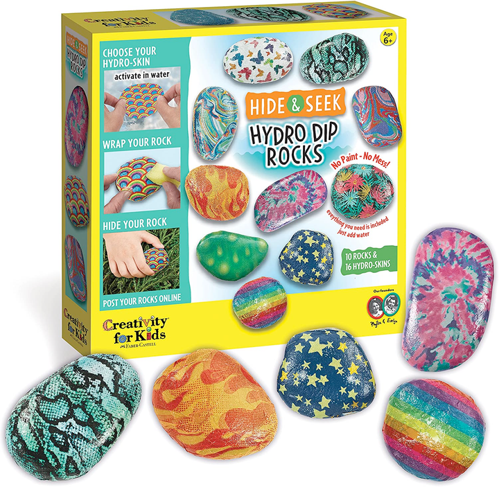 Faber-Castell / Creativity for Kids Arts & Crafts Hide and Seek Hydro Dip Rocks