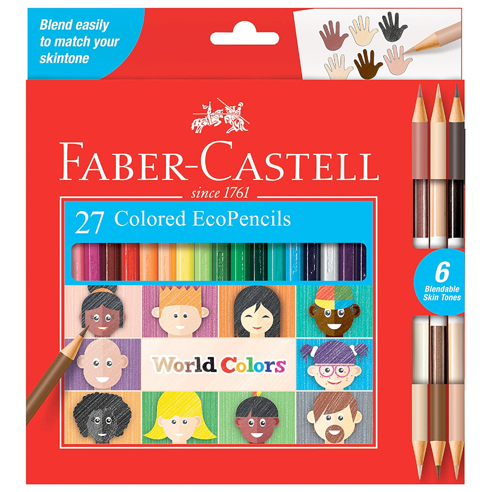 Faber-Castell / Creativity for Kids Arts & Crafts World Colors - 27ct EcoPencils