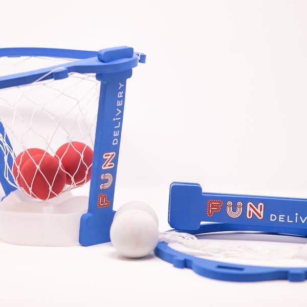 Fashion First Aid Funny Novelties Head Basketball Game - set of 2 baskets + balls