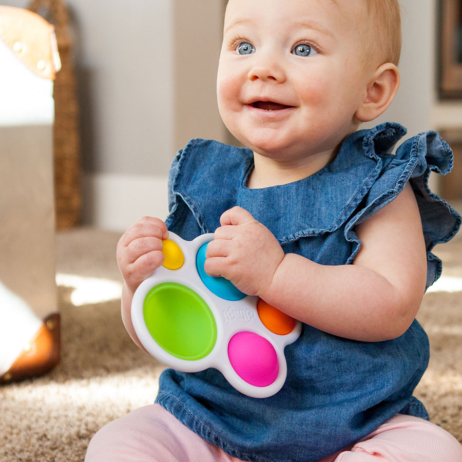Fat Brain Toy Infant & Toddler Dimpl sensory toy