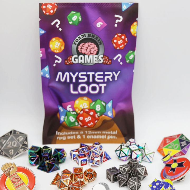 Foam Brain Games Games Epic Mystery Dice Loot: Metals