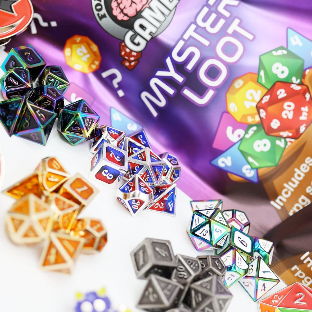 Foam Brain Games Games Epic Mystery Dice Loot: Metals