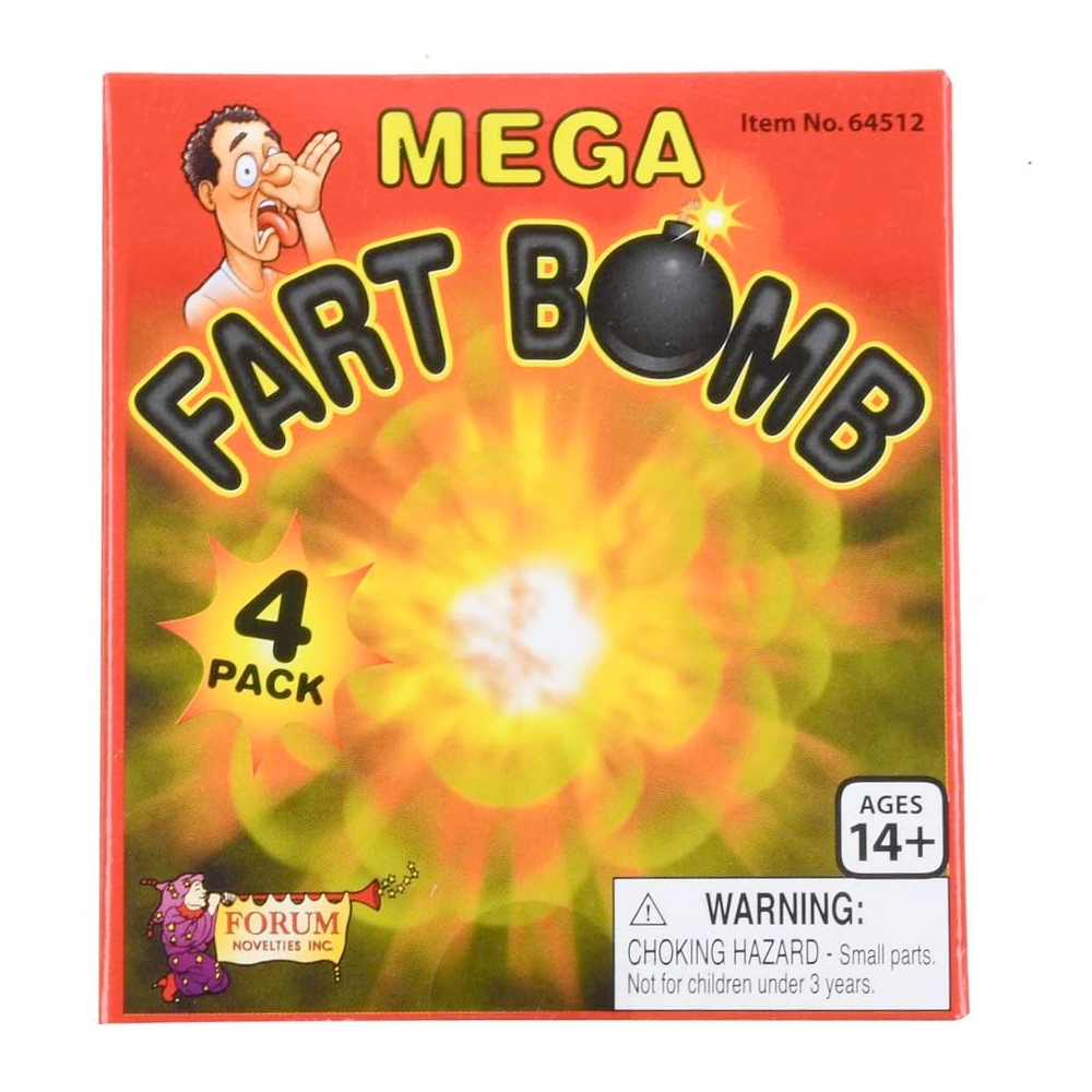Forum Novelties Toy Novelties Mega Fart Bomb - 4 pack