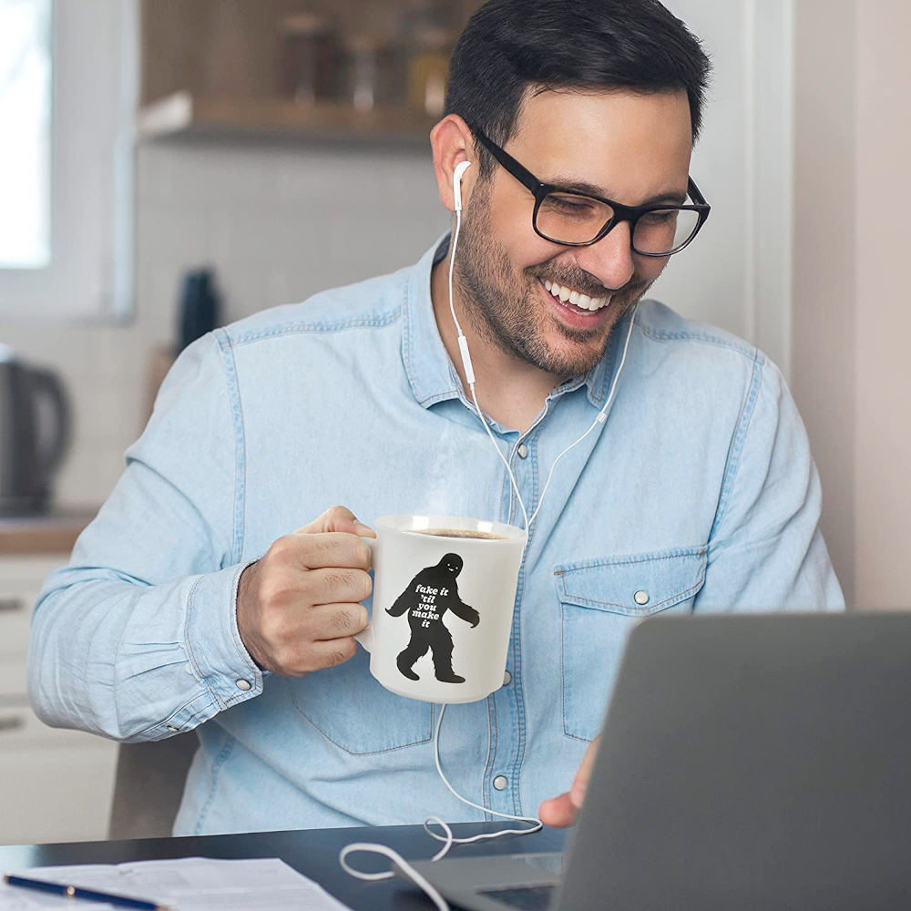 Fred & Friends Drinkware & Mugs Fake it Till you Make it Bigfoot Mug