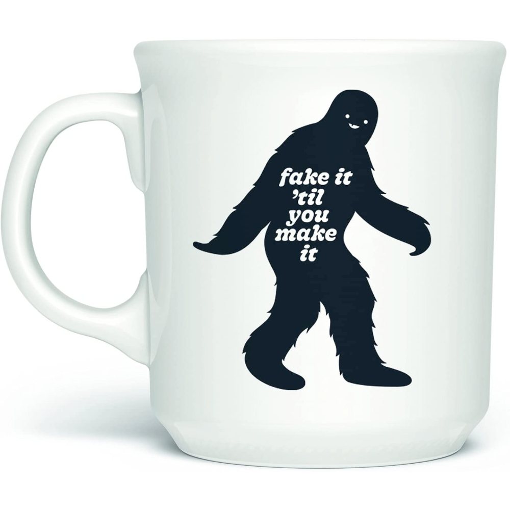 Fred & Friends Drinkware & Mugs Fake it Till you Make it Bigfoot Mug