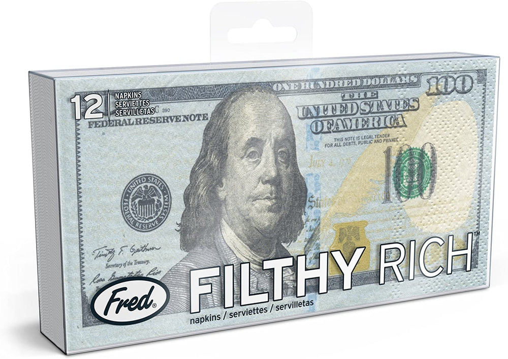 Fred & Friends Home Kitchen & Table Filthy Rich Napkins
