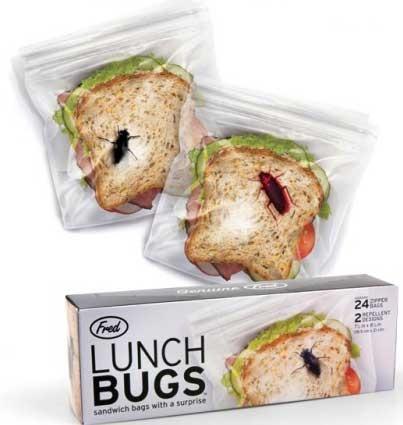 Fred & Friends Home Kitchen & Table Lunch Bugs!