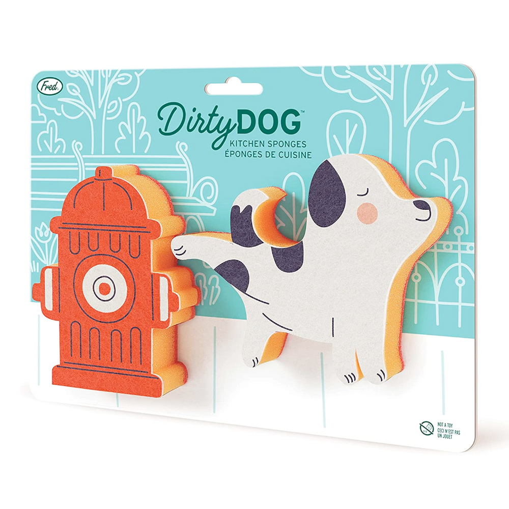 Fred & Friends Kitchen & Table Dirty Dog Sponges