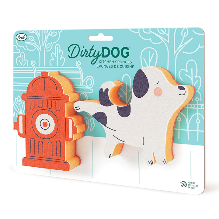 Fred & Friends Kitchen & Table Dirty Dog Sponges
