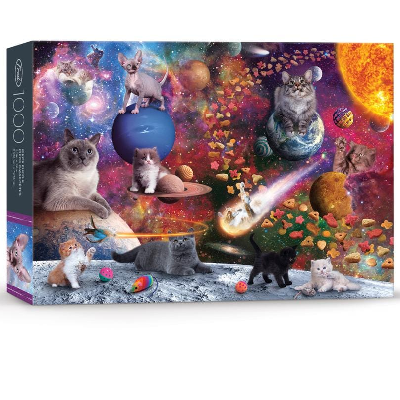 Fred & Friends Puzzles Galaxy Cats 1000 pc puzzle