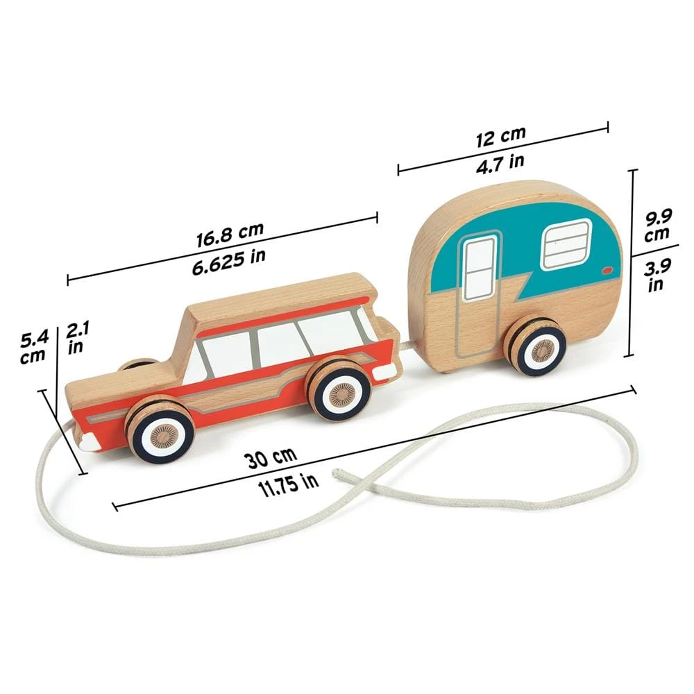 Fred & Friends Toy Infant & Toddler Road Trip Camper Pull Toy