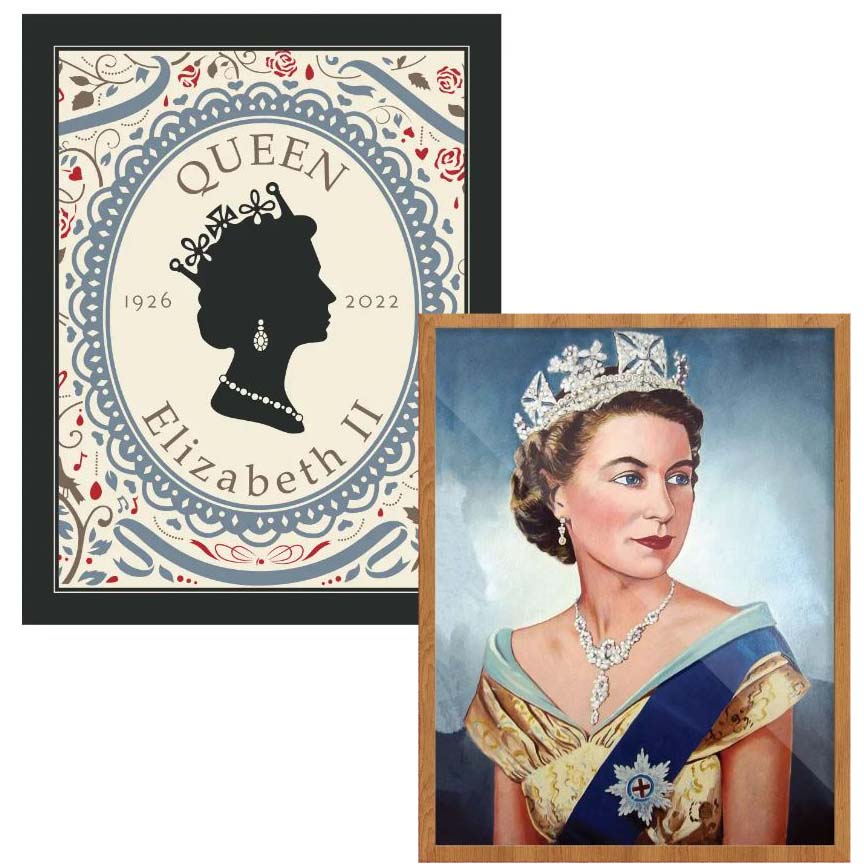 Fridgedoor Magnets & Stickers Queen Elizabeth Magnet