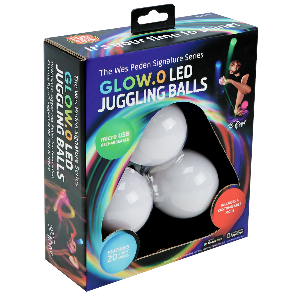 Fun in Motions - Spinballs Poi LLC Toy Outdoor Fun Glow O LED Juggling Balls