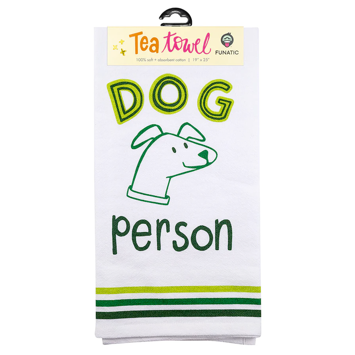FUNATIC Kitchen & Table Dog Person Kitchen Tea Towel
