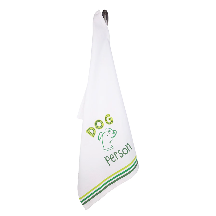 FUNATIC Kitchen & Table Dog Person Kitchen Tea Towel