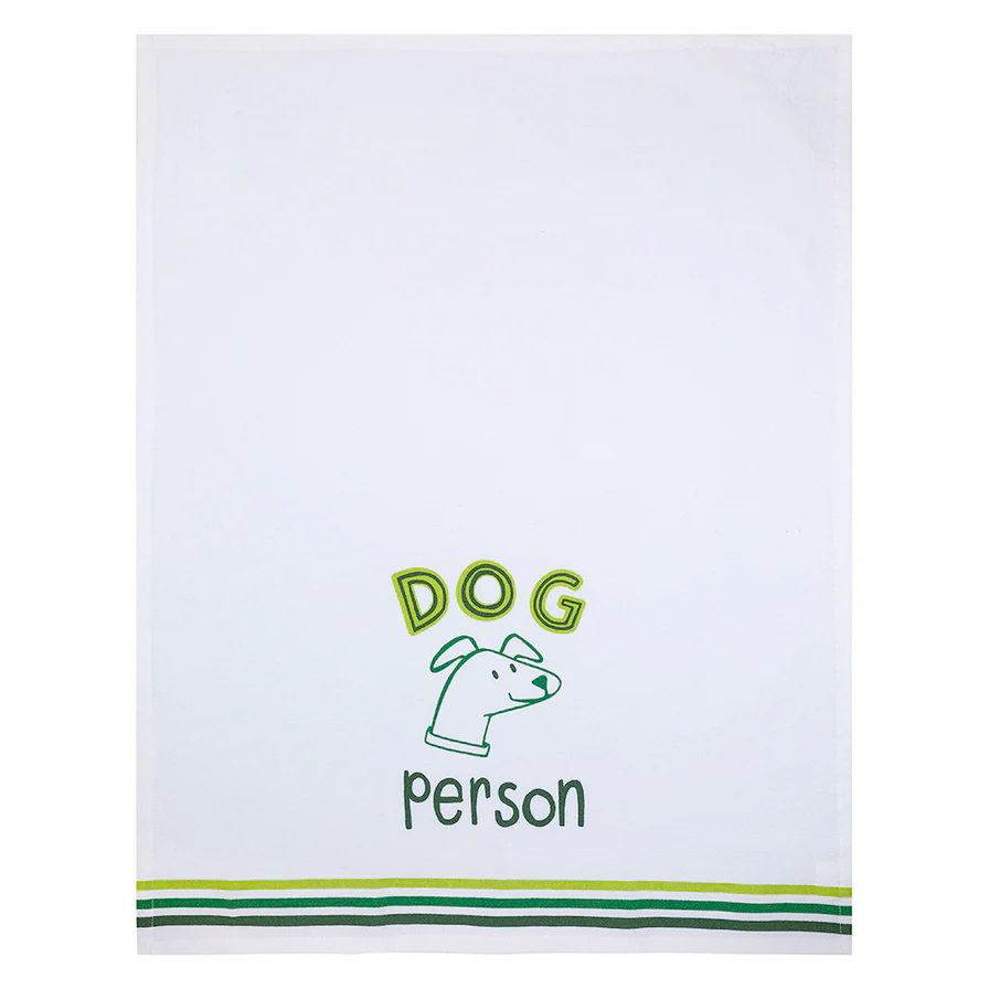 FUNATIC Kitchen & Table Dog Person Kitchen Tea Towel