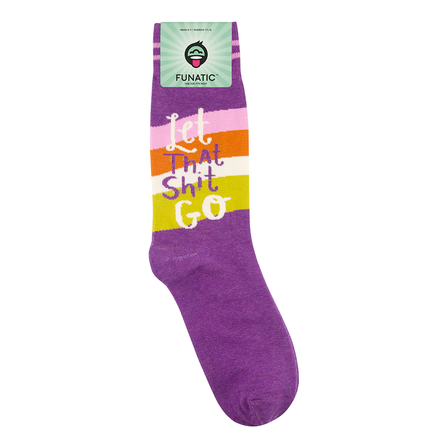 FUNATIC Socks & Tees Let That Shit Go Socks