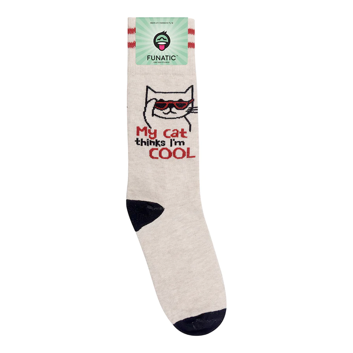 FUNATIC Socks & Tees My Cat Thinks I'm Cool Socks