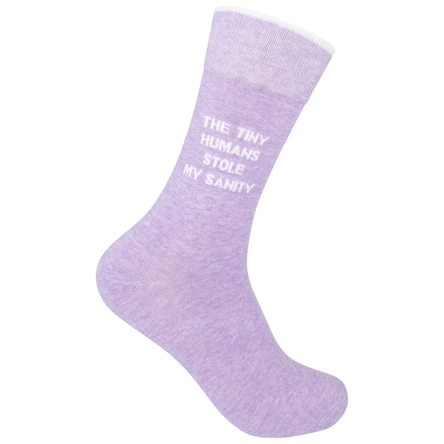 FUNATIC Socks & Tees The Tiny Humans Stole My Sanity Socks