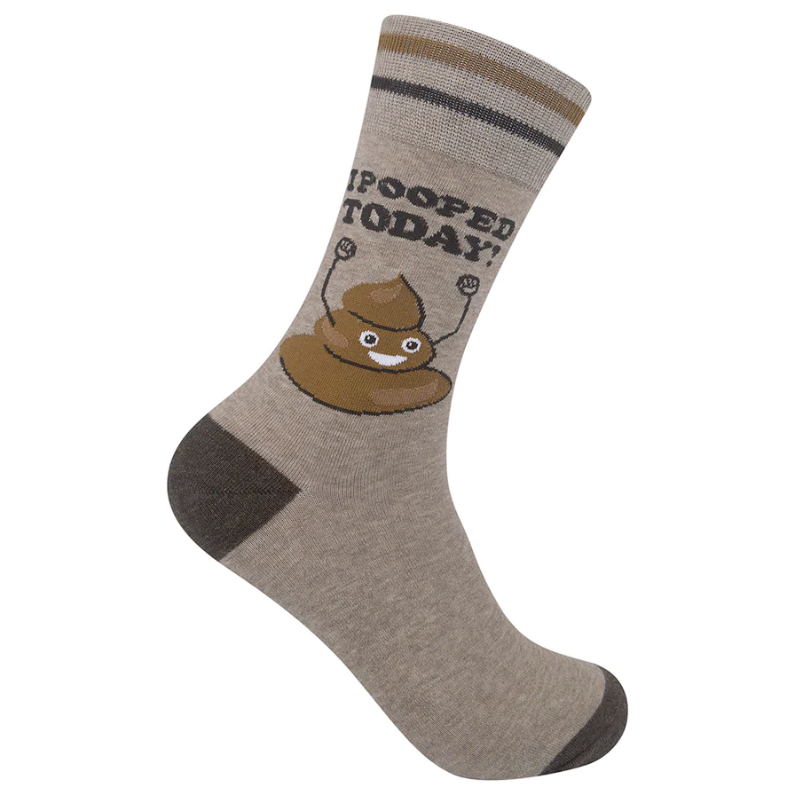 FUNATIC Unclassified I Pooped Today Socks