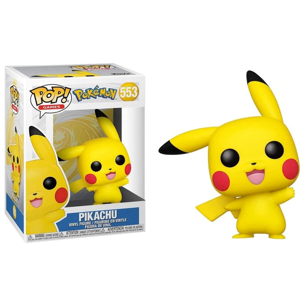 FUNKO Toy Action Figures POP Pokemon Pikachu waving Vinyl Action Figure