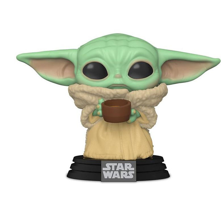 FUNKO Toy Action Figures POP Star Wars: Mandalorian - The Child w/cup